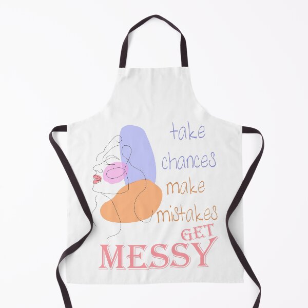 Item preview, take chances make mistakes get messy colorful women face drawing designed and sold by LilaDiams.
