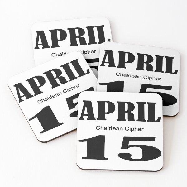 Item preview, April Chaldean Cipher 15 designed and sold by Scrambledwords.