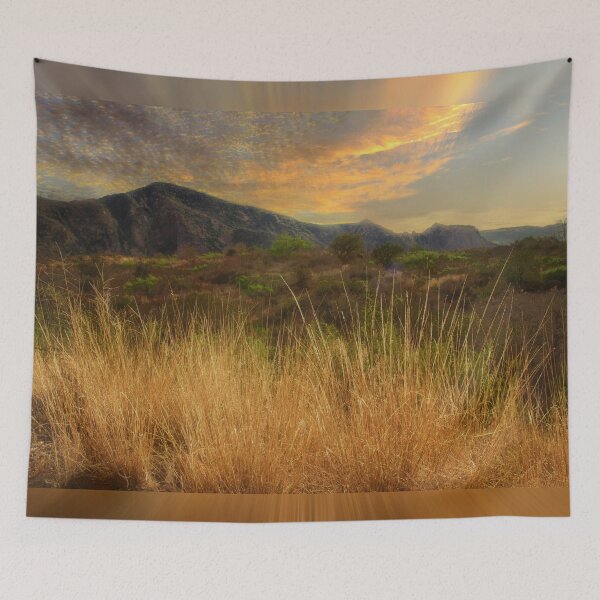 Item preview, Sunset on the Grasses - Big Bend National Park designed and sold by Kathy Weaver.