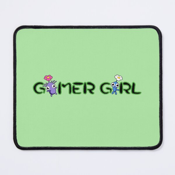 Item preview, Gamer Girl (on Green) designed and sold by epinkb.