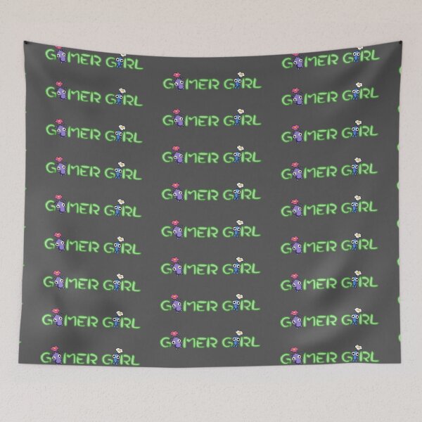 Item preview, Gamer Girl (on Grey) designed and sold by epinkb.