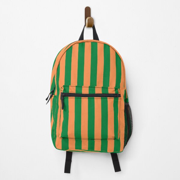 Item preview, Shade of darker green and orange striped line blocks designed and sold by Designs24U.