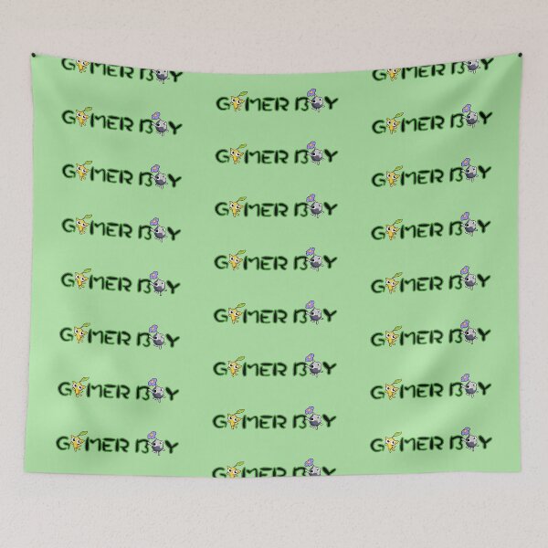 Item preview, Gamer Boy (on Green) designed and sold by epinkb.