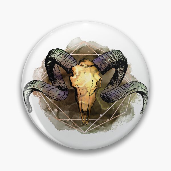 Item preview, Ram Skull designed and sold by redfeatherone.