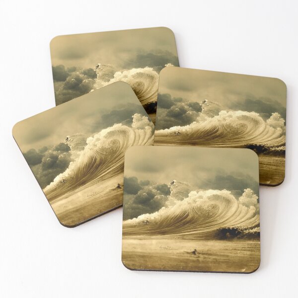 Item preview, Retro Surfing Postcard - Big Swell designed and sold by The-Salty-Sea.