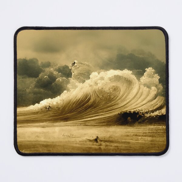 Item preview, Retro Surfing Postcard - Big Swell designed and sold by The-Salty-Sea.