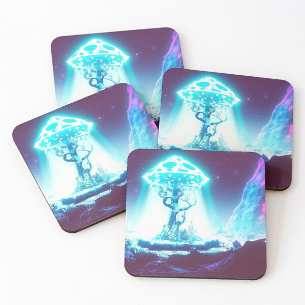 Item preview,  [AI generated] psychedelic mushroom poster art designed and sold by Museman.