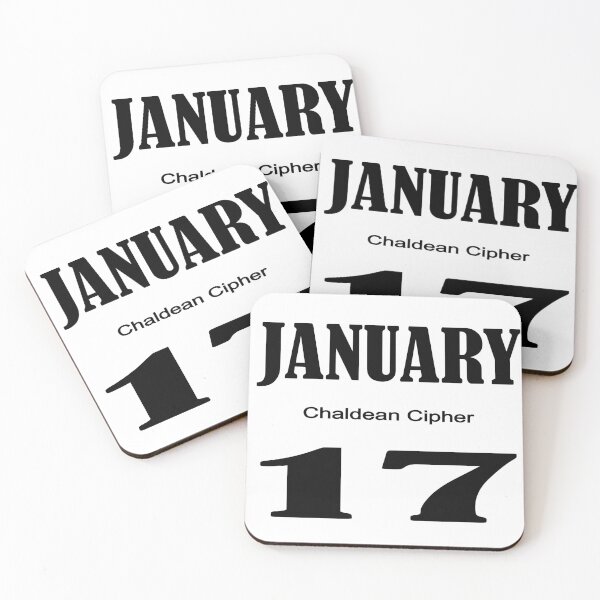 Item preview, January Chaldean Cipher 17 designed and sold by Scrambledwords.