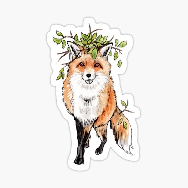 Felix Tree Fox Sticker