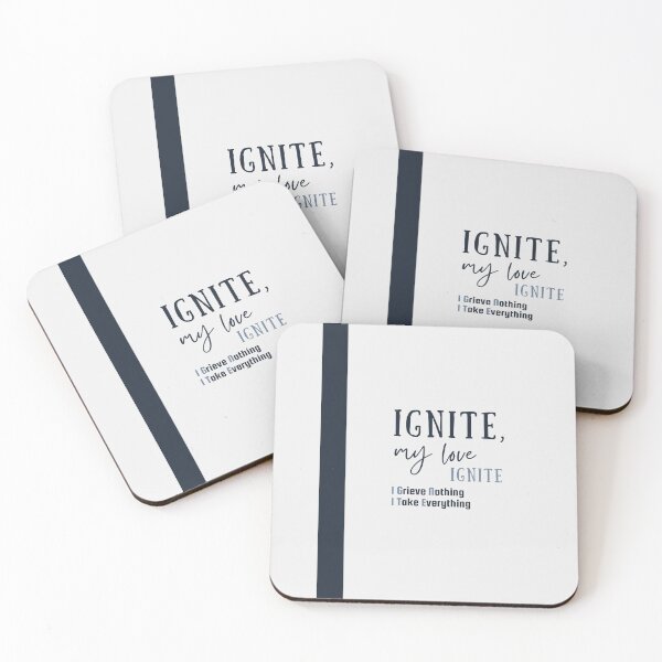 Item preview, Ignite, my love. IGNITE. Blue version designed and sold by Athenasgirl.