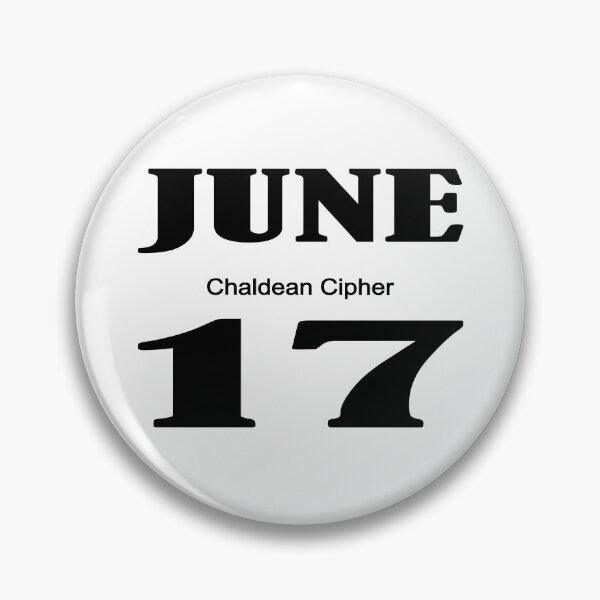 Item preview, June Chaldean Cipher 17 designed and sold by Scrambledwords.