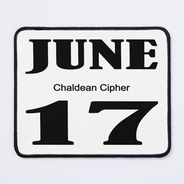 Item preview, June Chaldean Cipher 17 designed and sold by Scrambledwords.