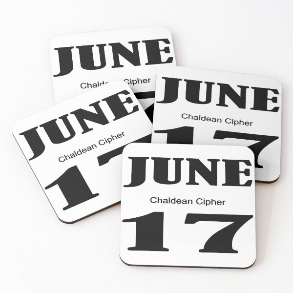 Item preview, June Chaldean Cipher 17 designed and sold by Scrambledwords.