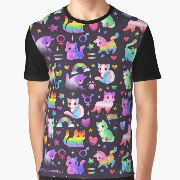 Pride Cats Graphic T-Shirt