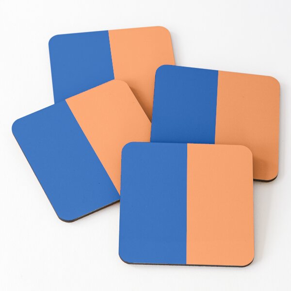 Item preview, Darker blue and orange striped line blocks designed and sold by Designs24U.
