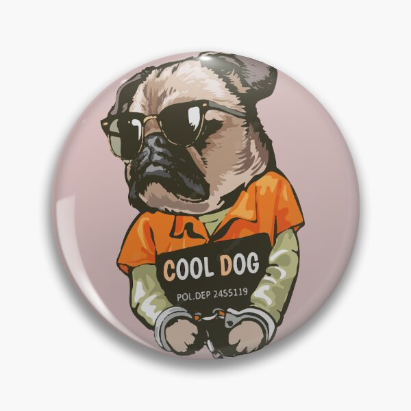 Item preview, cool dog, dog prisoner designed and sold by The Design KAD.