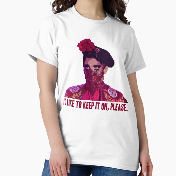 Vista previa del artículo con la obra «Valentina Mask "Me gustaría seguir», diseñado y vendido por becsdoesart.