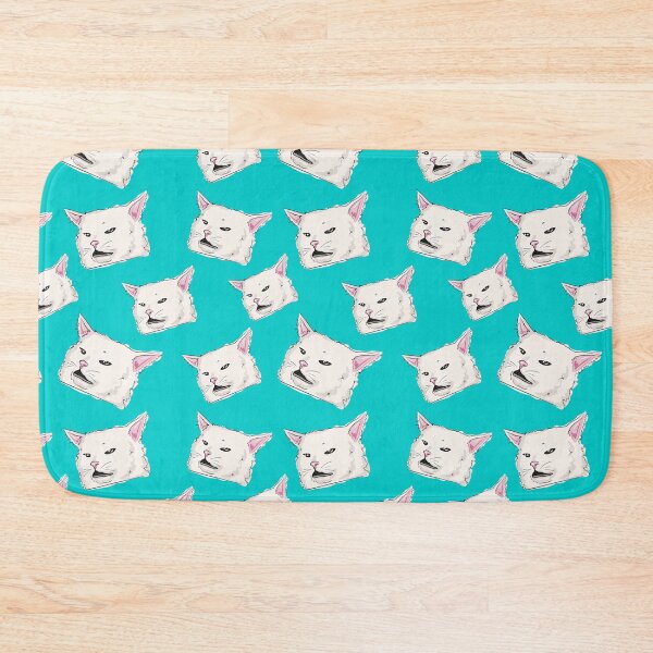 Item preview, smudge (table cat) - teal designed and sold by RaenaCreates.