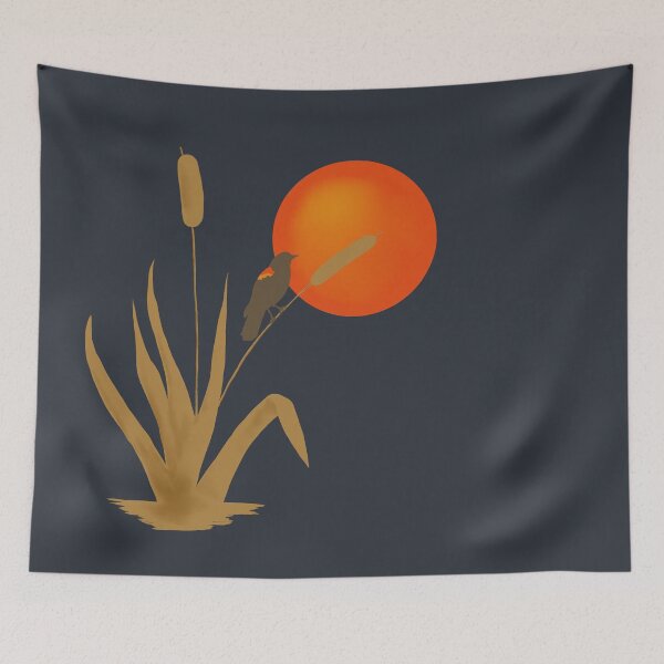 Item preview, Red-Wing Blackbird at Dawn designed and sold by Natural-Habitat.