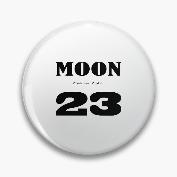 Item preview, Moon Chaldean cipher 23 designed and sold by Scrambledwords.