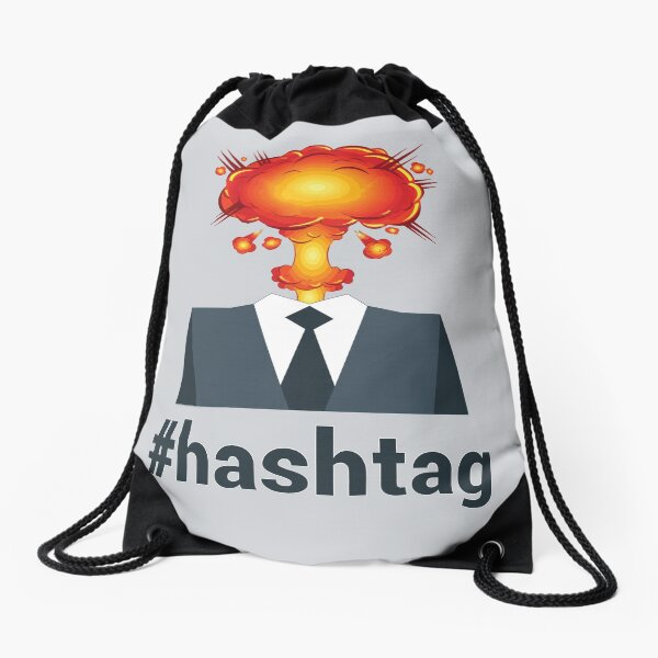 #HASHTAG Drawstring Bag