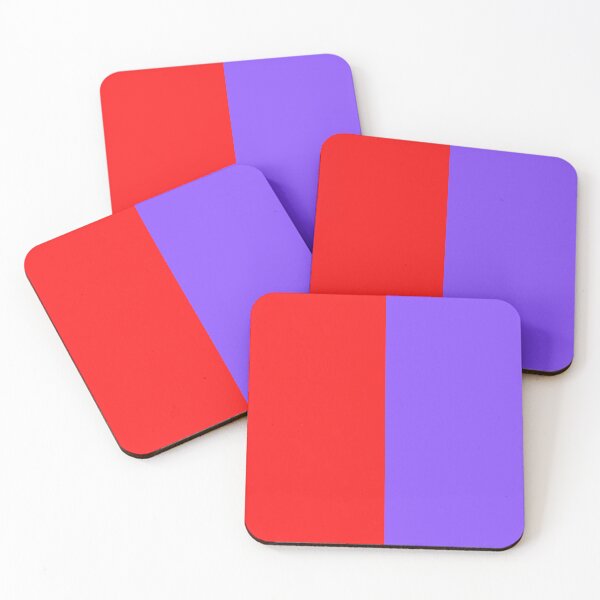 Item preview, Bright red and dark purple striped line blocks designed and sold by Designs24U.