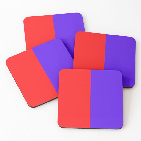 Item preview, Red and blue purple shades striped line blocks designed and sold by Designs24U.