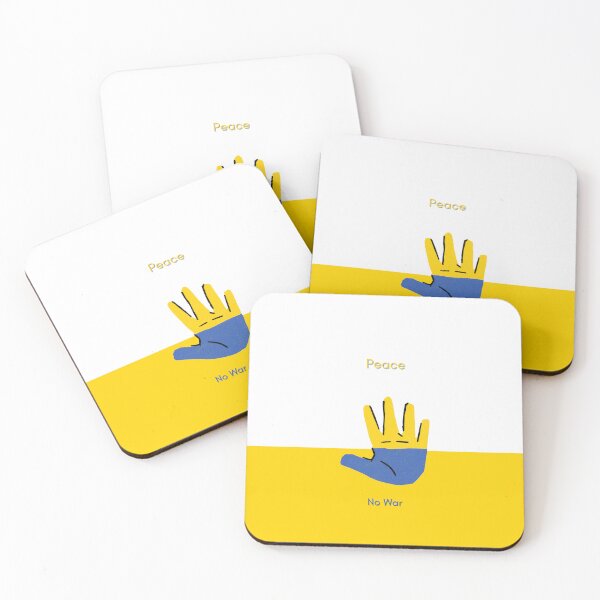 Item preview, Peace No War Amarelo e Azul designed and sold by Meditanacor.