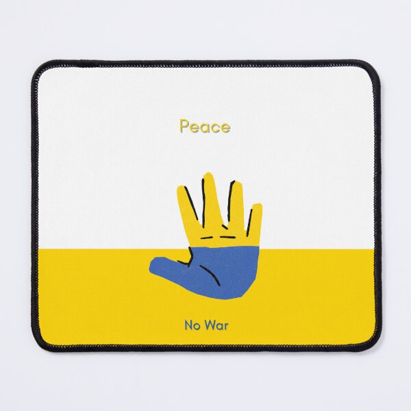 Item preview, Peace No War Amarelo e Azul designed and sold by Meditanacor.