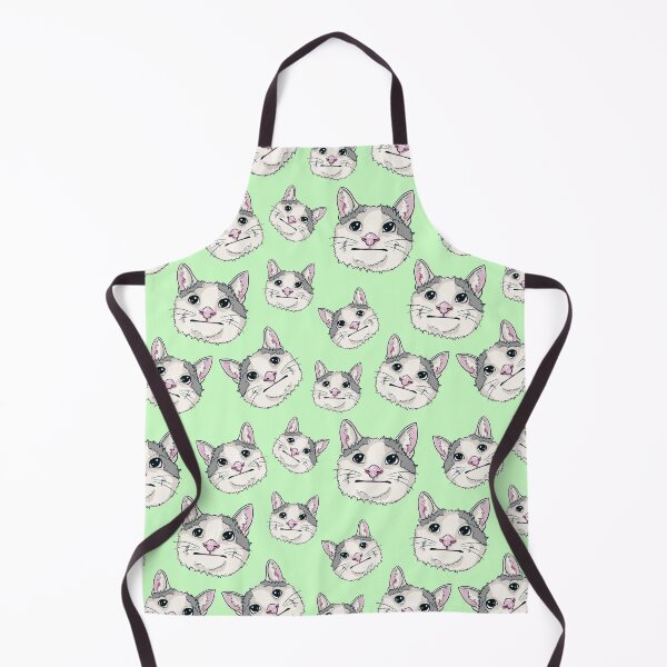 Item preview, ollie (polite cat) - green designed and sold by RaenaCreates.