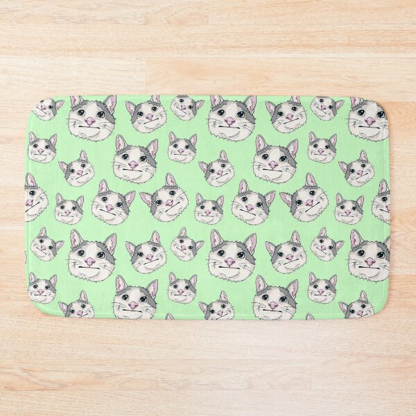 Item preview, ollie (polite cat) - green designed and sold by RaenaCreates.