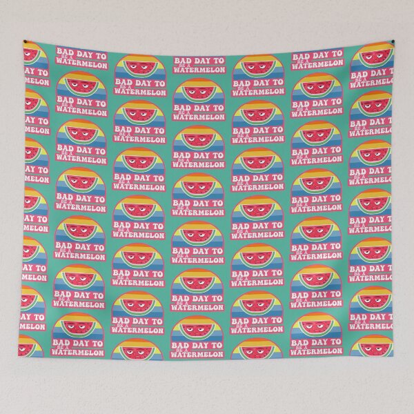 Item preview, bad day to be a watermelon | summer | watermelon slice | sunset designed and sold by THROUGH-LIFE.