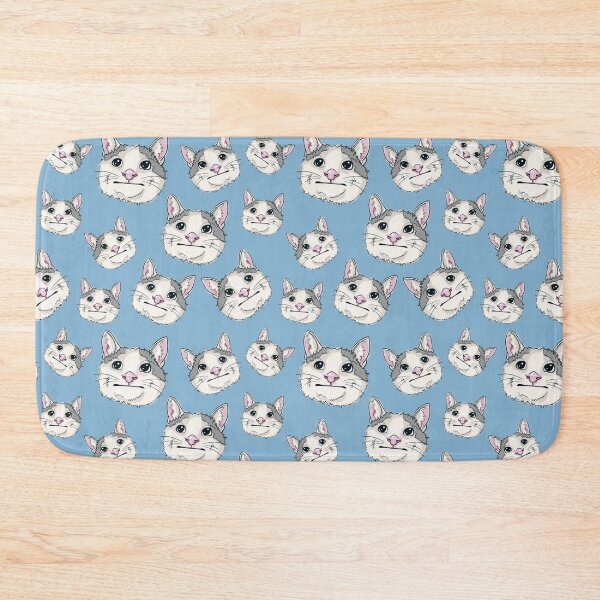 Item preview, ollie (polite cat) - blue designed and sold by RaenaCreates.