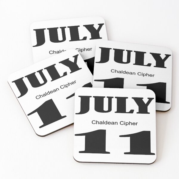 Item preview, July Chaldean Cipher 11 designed and sold by Scrambledwords.