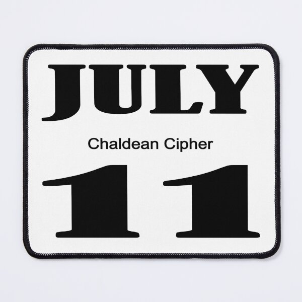 Item preview, July Chaldean Cipher 11 designed and sold by Scrambledwords.