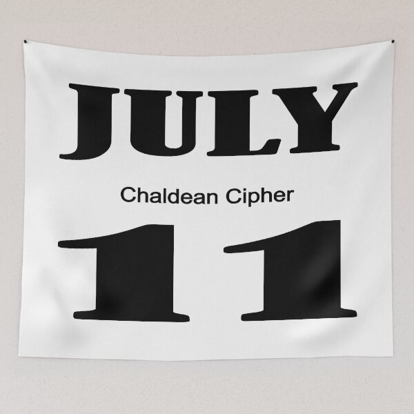 Item preview, July Chaldean Cipher 11 designed and sold by Scrambledwords.