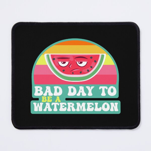 Item preview, bad day to be a watermelon | summer | watermelon slice | sunset designed and sold by THROUGH-LIFE.