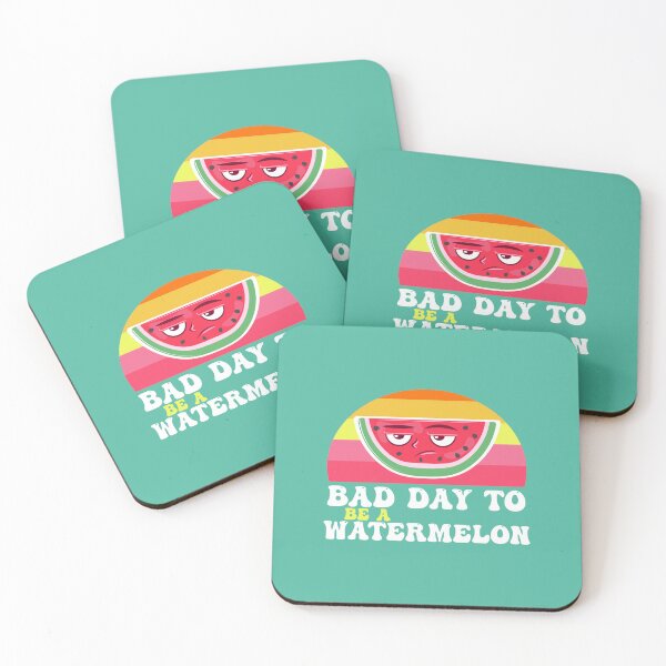 Item preview, bad day to be a watermelon | summer | watermelon slice | sunset designed and sold by THROUGH-LIFE.