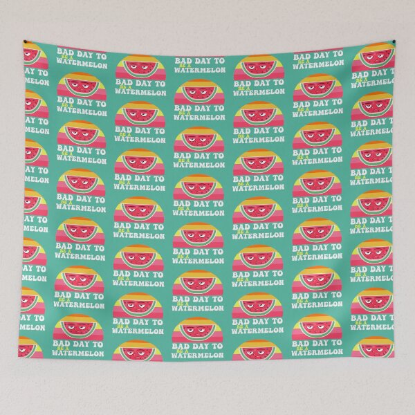 Item preview, bad day to be a watermelon | summer | watermelon slice | sunset designed and sold by THROUGH-LIFE.