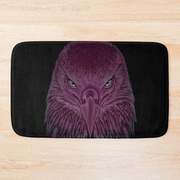 Item preview, AWESOME INTENSE EAGLE PORTRAIT fuscia designed and sold by THE AMERICAN TEEVANGELIST.