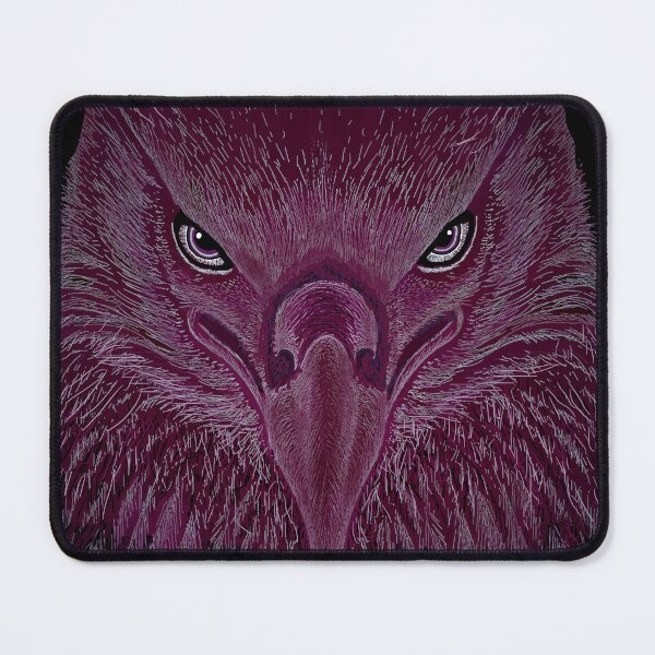 Item preview, AWESOME INTENSE EAGLE PORTRAIT fuscia designed and sold by THE AMERICAN TEEVANGELIST.