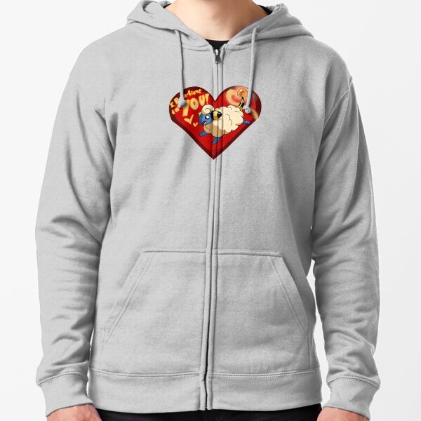 Mareep Valentine Zipped Hoodie