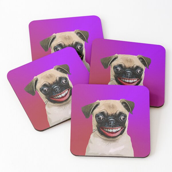 Item preview, Smiling Pug designed and sold by L'art Designs.