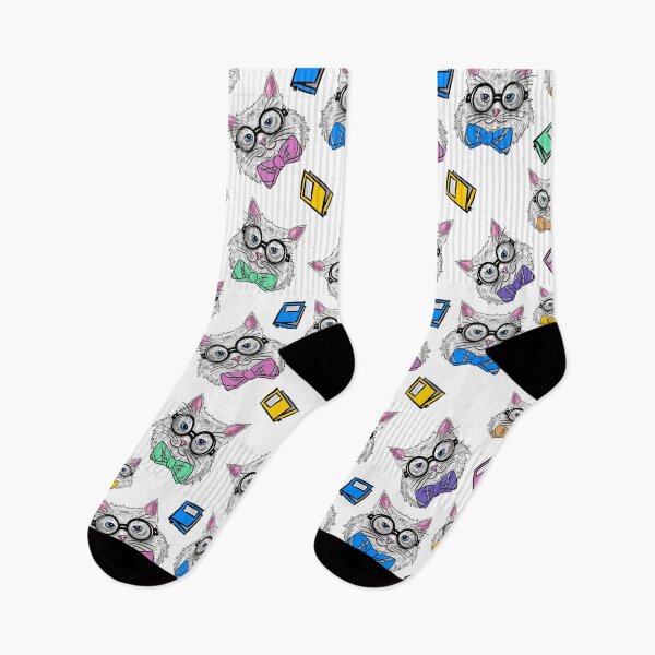Item preview, science cat designed and sold by RaenaCreates.