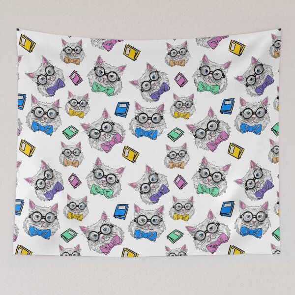 Item preview, science cat designed and sold by RaenaCreates.