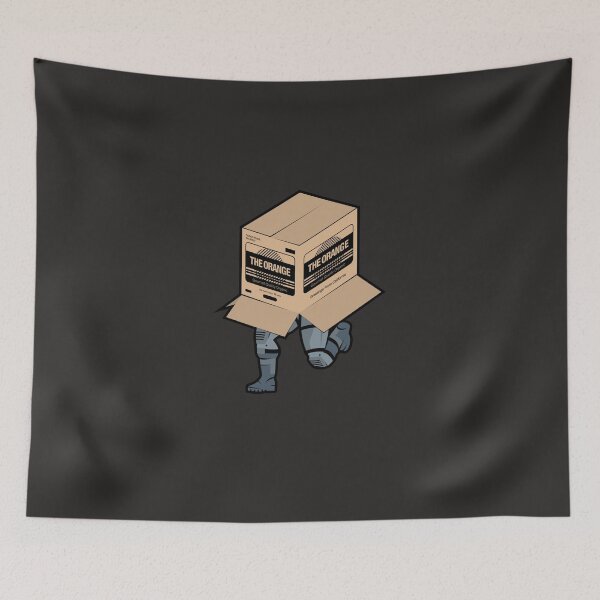 Item preview, Solid Snake Sneaking In Box - Metal Gear Solid   designed and sold by ElliePhillip.
