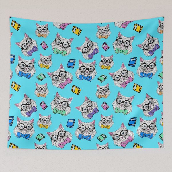 Item preview, science cat - blue designed and sold by RaenaCreates.
