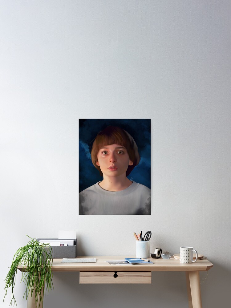 Will Byers Stranger Things Digital Portrait Poster for Sale by