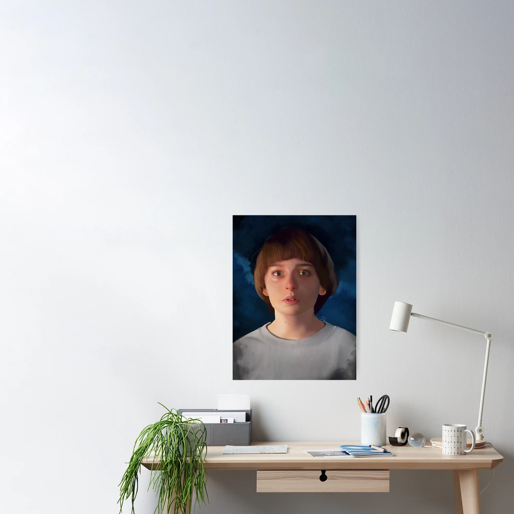 Will Byers Stranger Things Digital Portrait Poster for Sale by NewQyu