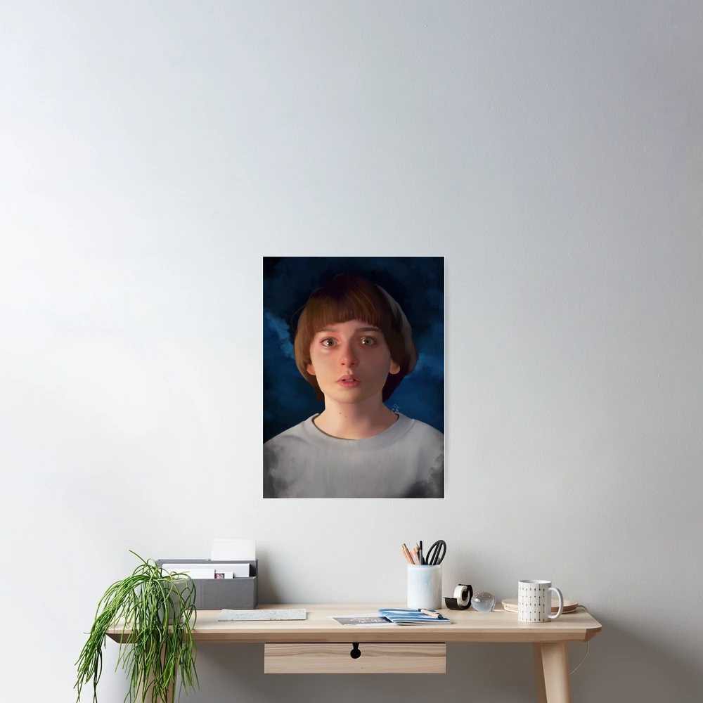 Will Byers Stranger Things Digital Portrait Poster for Sale by NewQyu